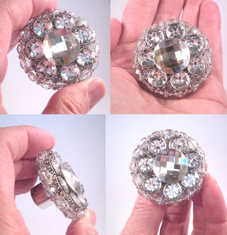Unique Knob Swarovski Crystal/Kitchen Etsy