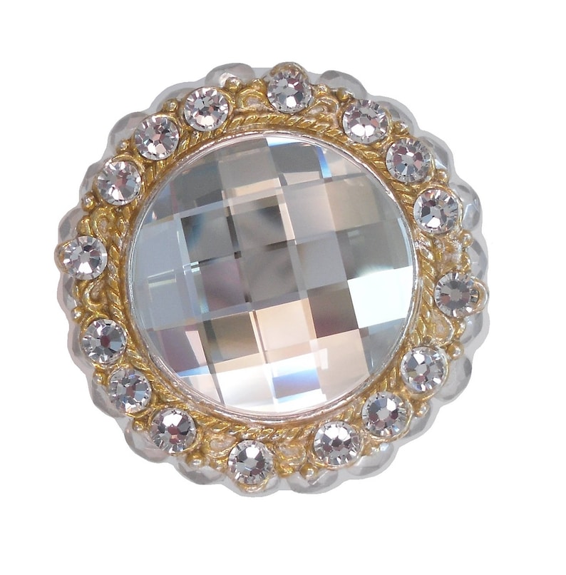 Unique Decorative Knob Swarovski Crystal/Bath Etsy