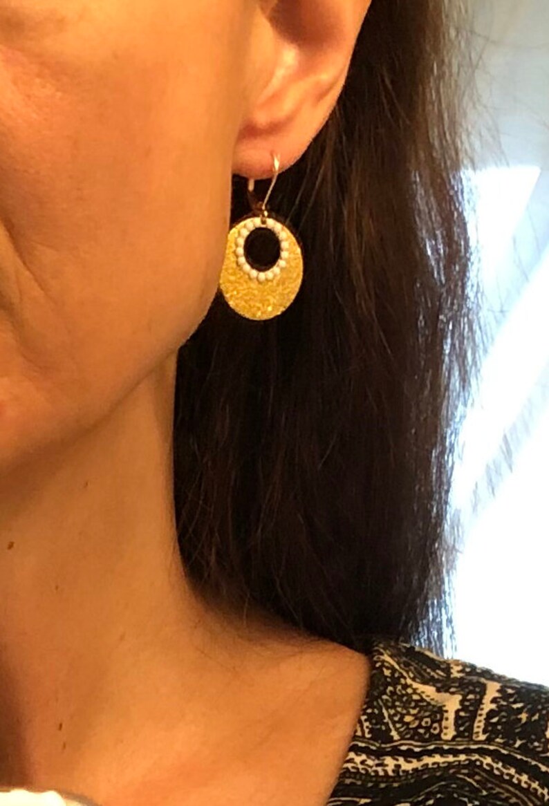 Ashley Crystal Earring in Dusty White main image 1