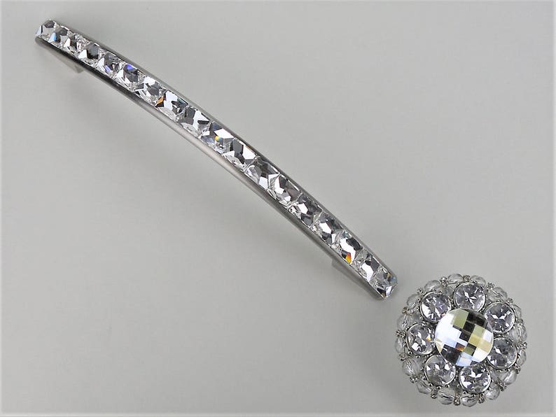 Unique Knob Swarovski Crystal/Kitchen Etsy
