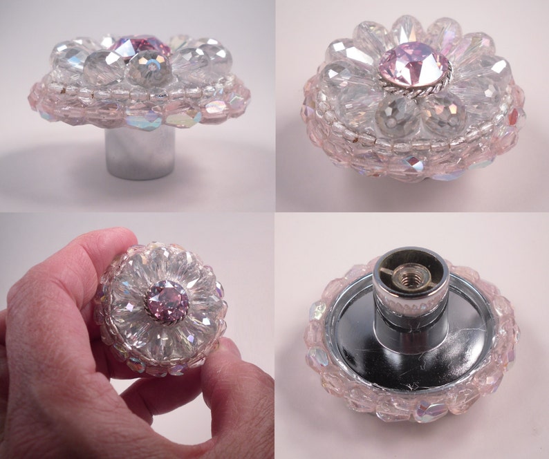 Girls Dresser Knob Swarovski Crystal/Unique Etsy
