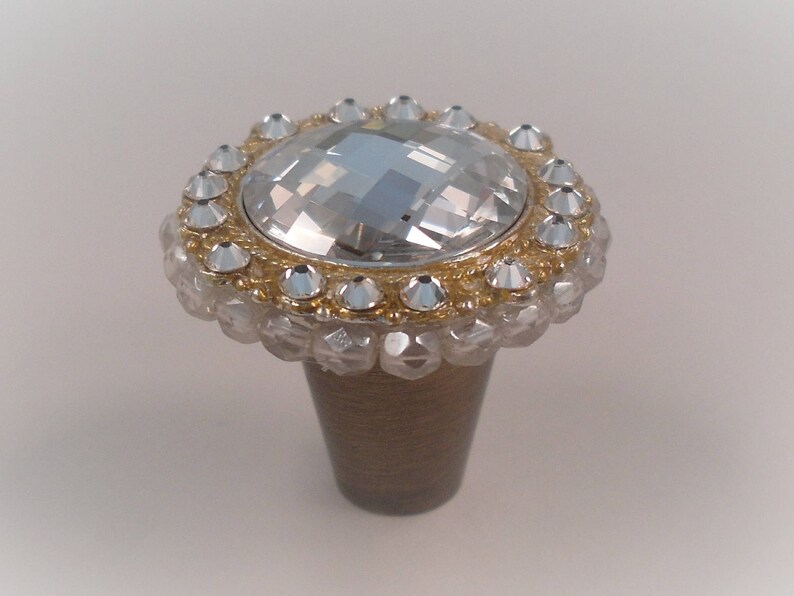 Unique Decorative Knob Swarovski Crystal/Bath Etsy