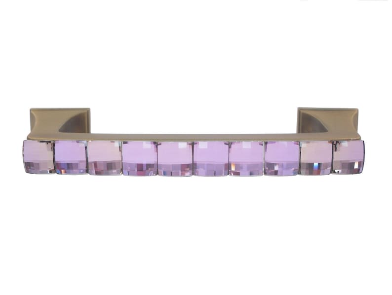 3 Inch Drawer Pulls Swarovski Crystal Drawer Handles Unique Etsy