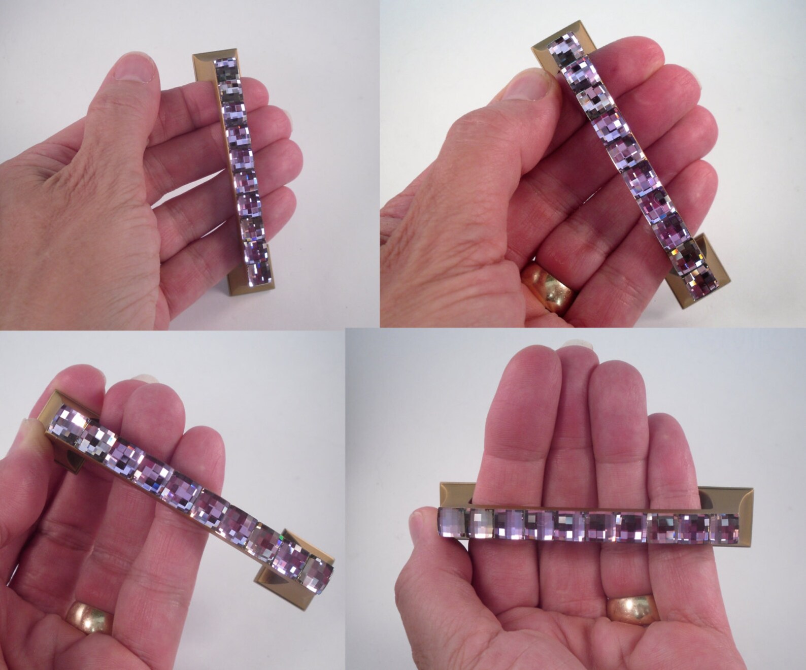 3 Inch Drawer Pulls Swarovski Crystal Drawer Handles Unique Etsy