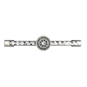 Kristall-Knauf, Weicheisen-Finish, Schmuck-Schrankgriff (6 5 / 16 ")