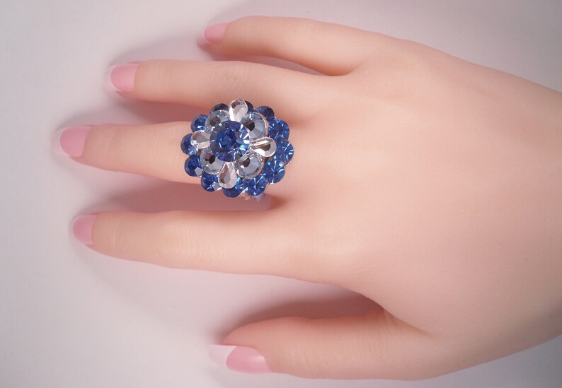 swarovski crystal stretch rings