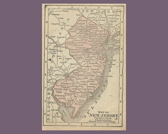 | Small Size Perfect for Gifts and Framing 1888 Rhode Island Map Not Reproduction Original