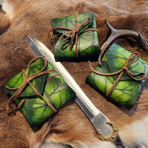 Lembas bread leaf Elven Faerie wrap pouch