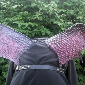 Costume Dragon or demon leather wings OOAK
