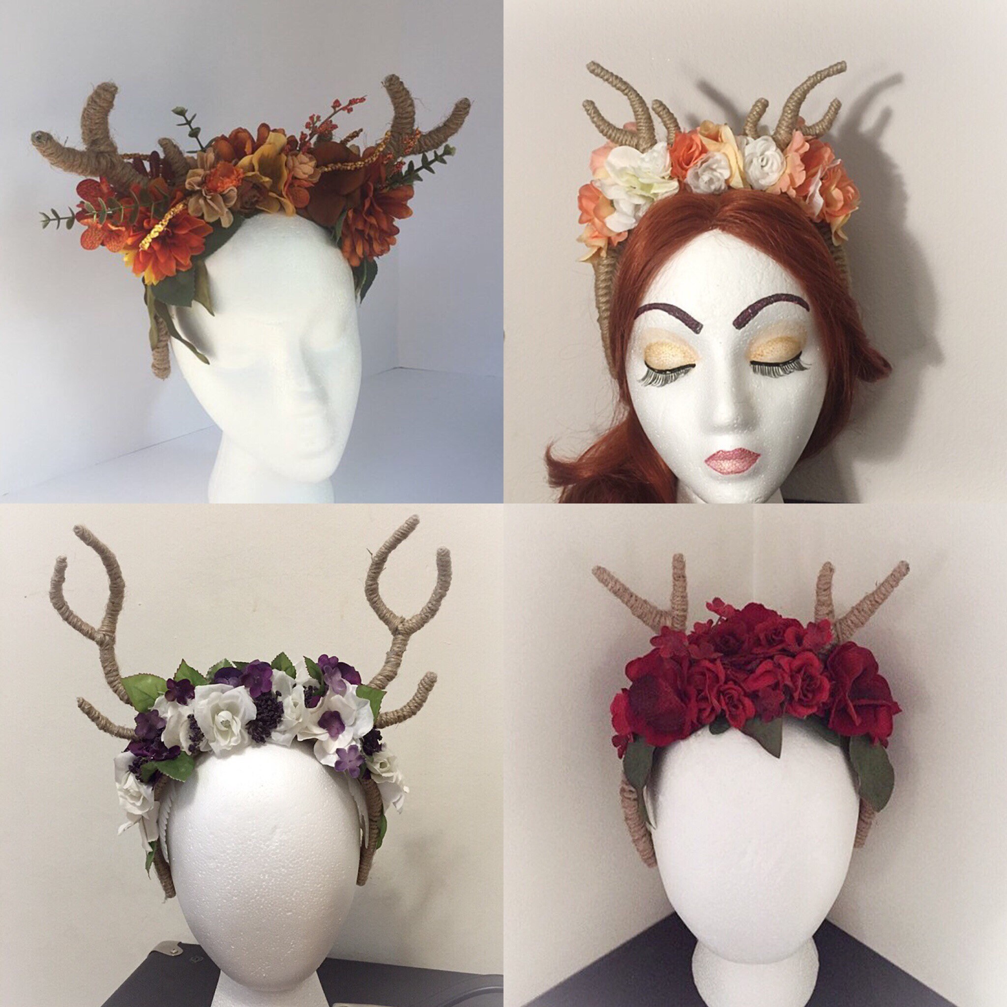 antler headdress