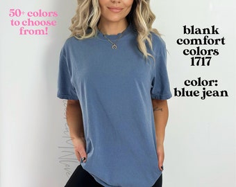 Comfort Colors Basic T-Shirt, Blank Unisex Shirt, Comfort Colors Tshirts  CC1717BLANK