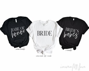 personalized bridesmaid shirts