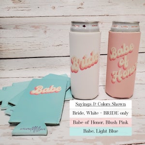 Bridesmaid Proposal Slim Can Cooler