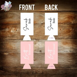 Bridesmaid Proposal Slim Can Cooler, Wedding Party Favor image 4