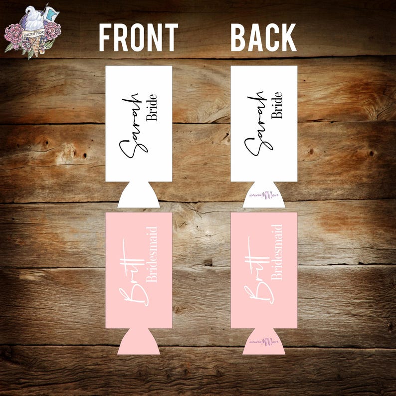 Bridesmaid Proposal Slim Can Cooler, Wedding Party Favor image 4