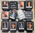 Personalized Birthday Can cooler. Vintage 1985 Photo & Text  | Custom Party Favor |  Customizable Beer Sleeve... FRAMEP