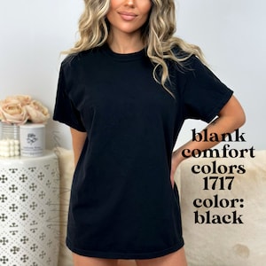 Comfort Colors Blank Shirts for Women and Men Trendy Blank T-Shirts Comfort Colors Blank Shirts Unisex T-Shirts Wholesale CC1717BLANK