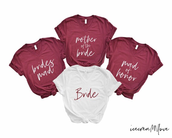 etsy bridesmaid shirts
