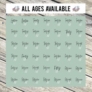 Recuerdos para fiestas de cumpleaños número cuarenta AF. Recuerdos para el 40 cumpleaños... 40AF-STOCK imagen 7