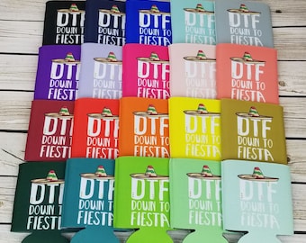 DTF down to fiesta party favors can coolers, final fiesta bachelorette. Mexico Favors. Stock... DTF-STOCK
