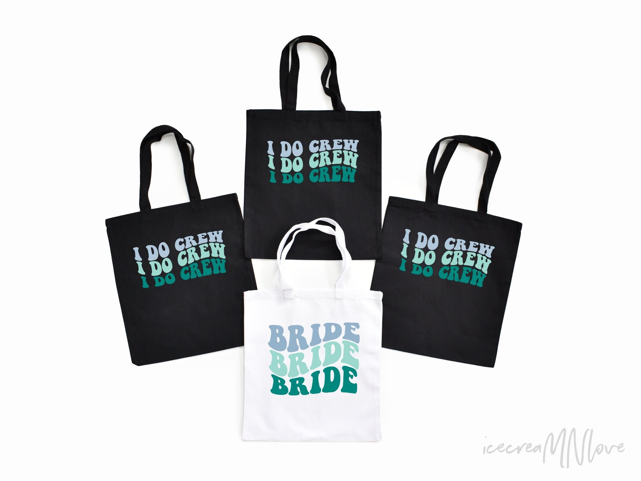 CHENGU 8 Pieces Bridesmaid Gift Bags I Do Crew Bachelorette Bags Bridesmaid  Gifts for Wedding Day Bachelorette Party Bridal Party Favor Team Bride