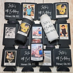 Glacière anniversaire personnalisée. millésime 1986 Photo et texte | Pochette cadeau personnalisée pour... image 13