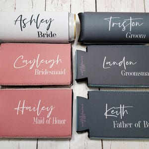 Bridesmaid Proposal Slim Can Cooler, Wedding Party Favor image 7