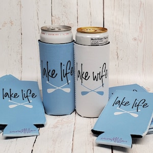 lake life and lake wife bachelorette party can coolers. Bachelorette Favors. Stock... LAKELIFE-STOCK