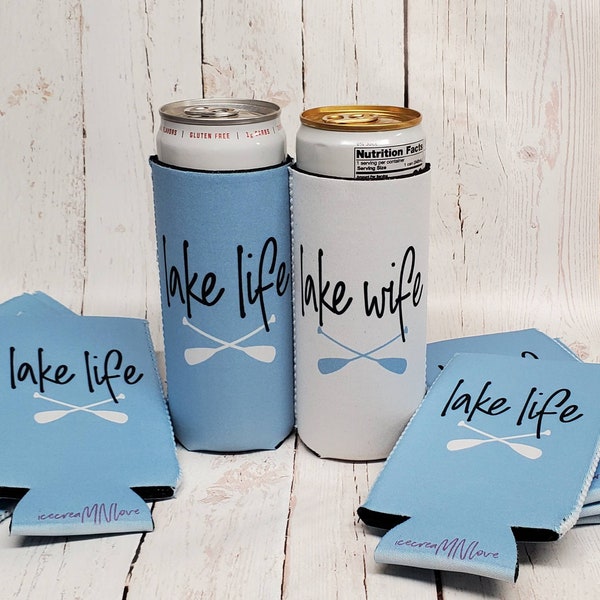 lake life and lake wife bachelorette party can coolers. Bachelorette Favors. Stock... LAKELIFE-STOCK