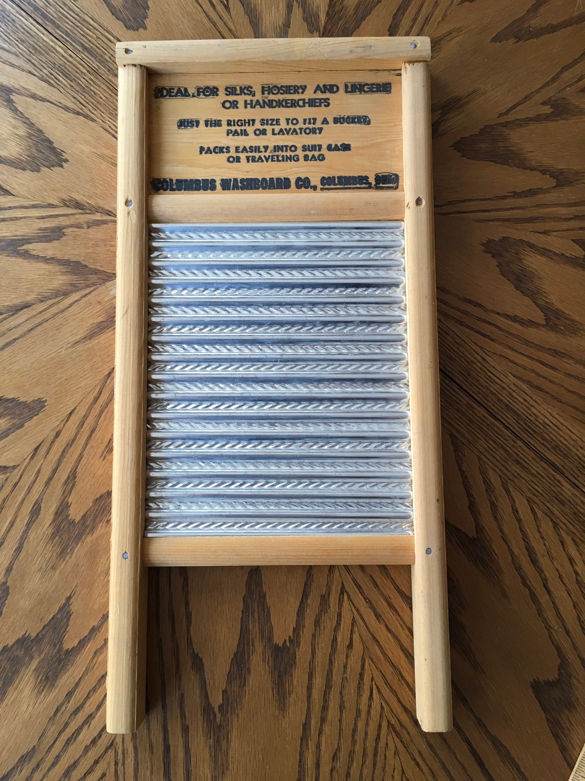Vintage DUBL HANDL Washboard Columbus Washboard Co. Columbus Etsy