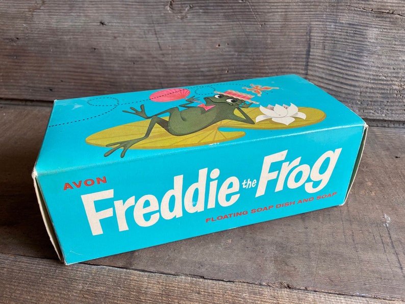 Freddie the Frog vintage Avon floating soap dish toy in | Etsy