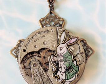White rabbit watch | Etsy