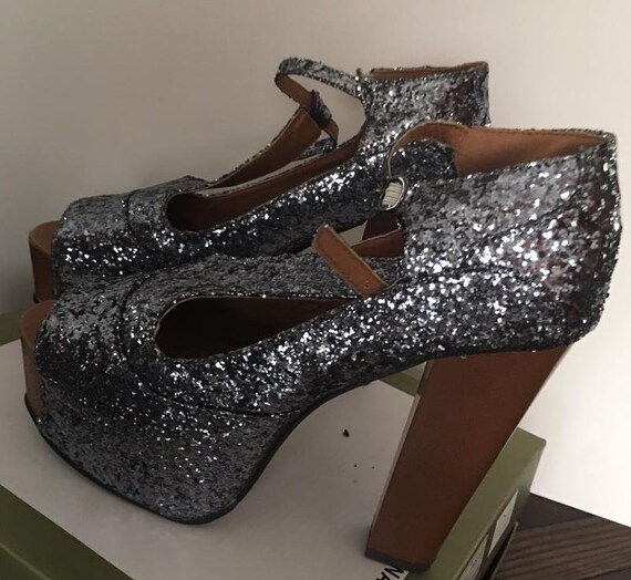 glitter platforms
