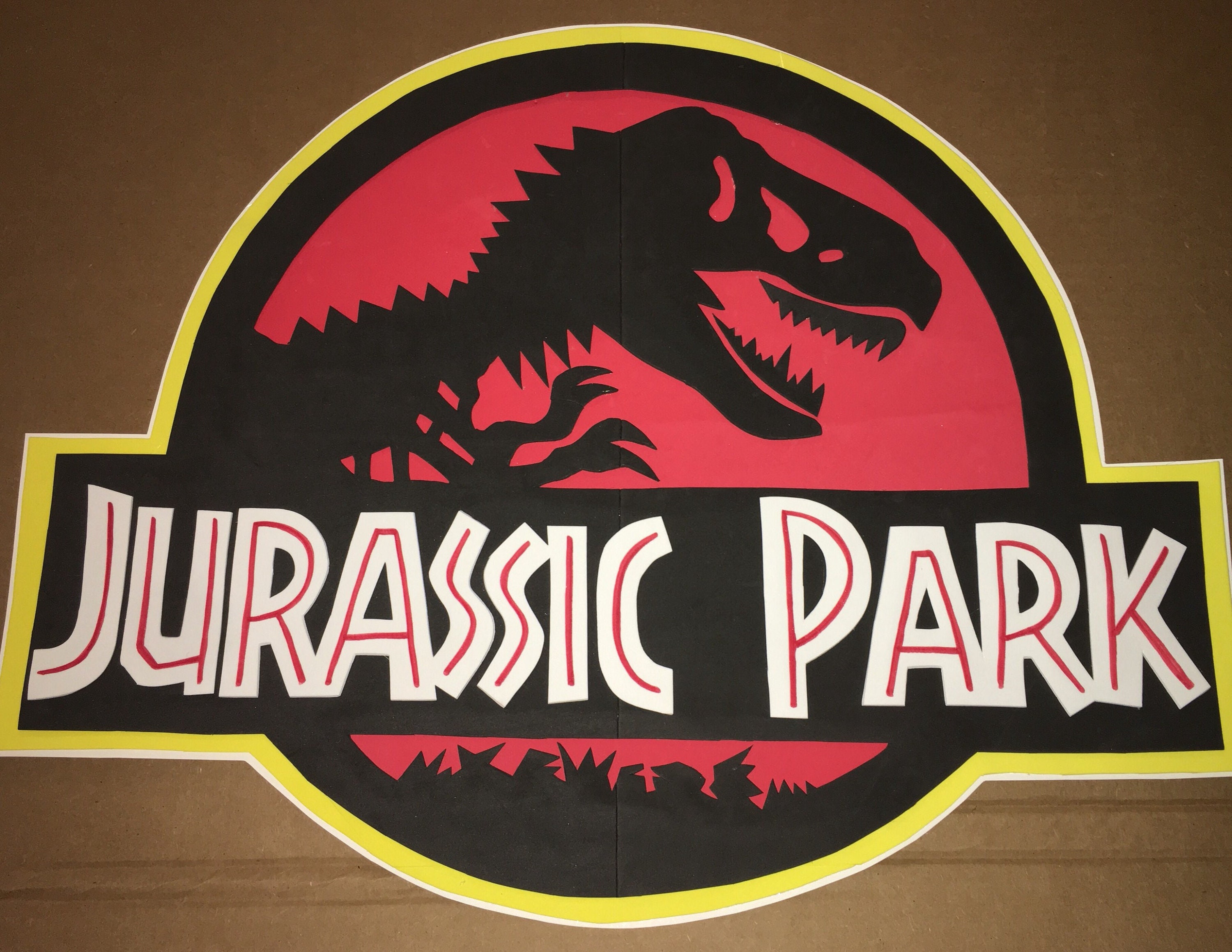 Jurassic park party sign | Etsy