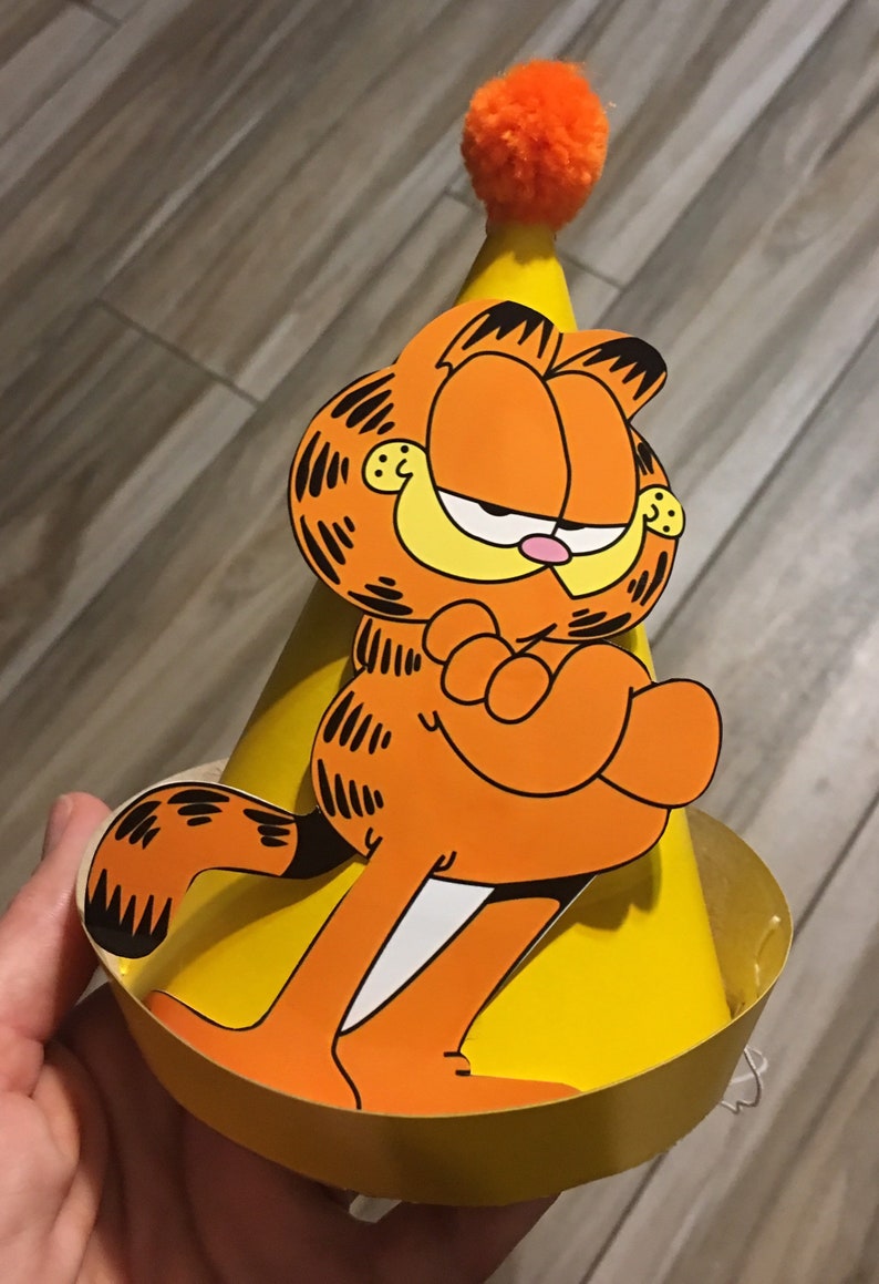 Garfield party hats Etsy