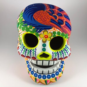 Hand painted Skulls, some colors brighten under black light