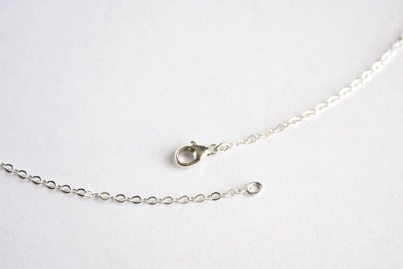 silver chain with small clasp