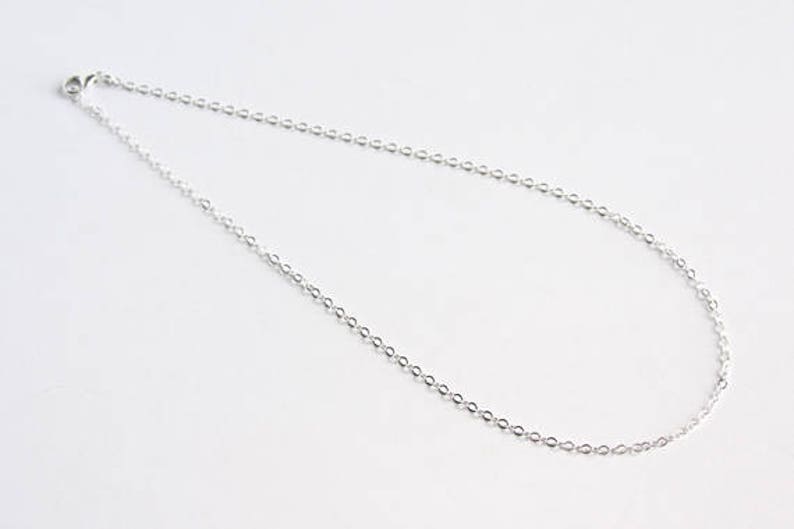 silver chain with small clasp