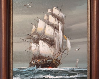 TALL SHIP PAINTING by Vaseo