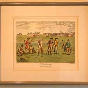 ST. ANDREWS 1800 GOLF Print - Etsy
