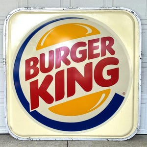 Burger King&2 看板 Burger King Sign - Etsy