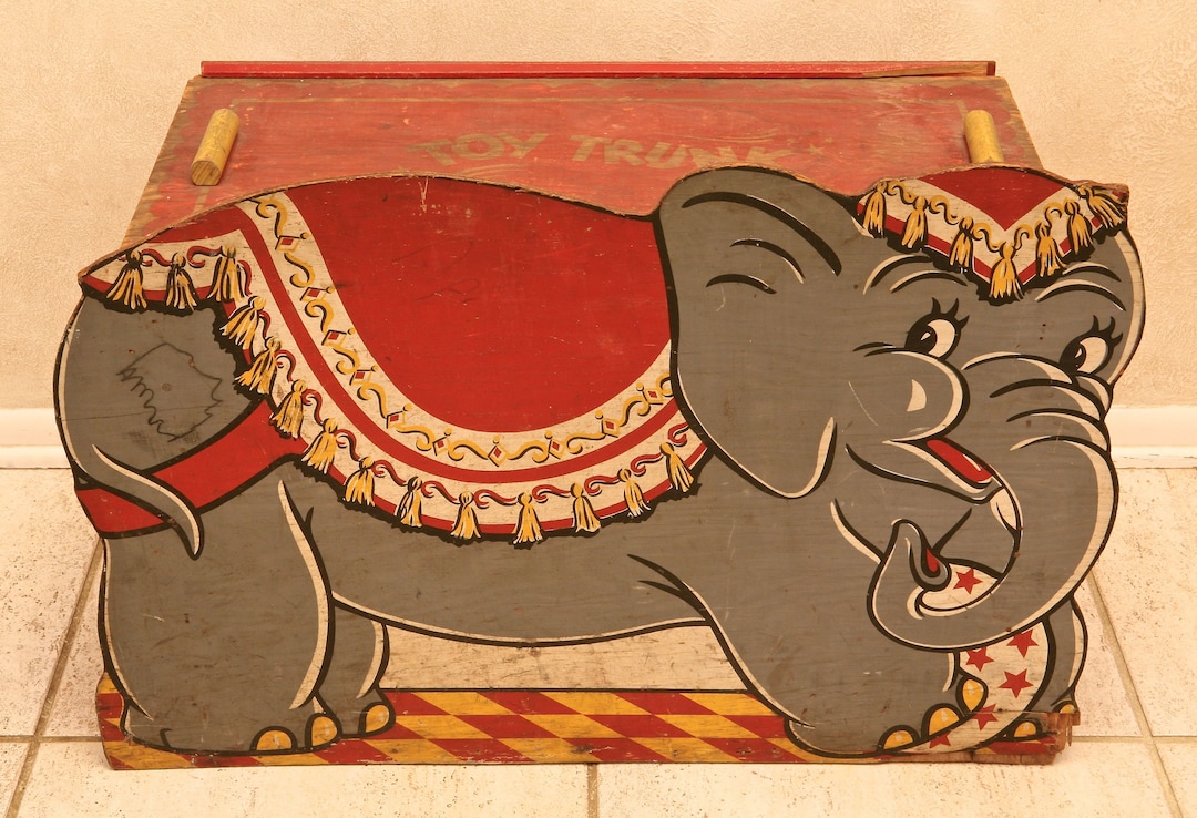 ANTIQUE TOY CHEST Rare Price Reduced Etsy