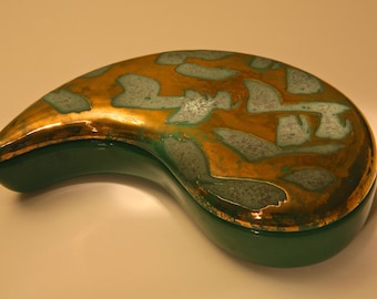 WESTWOOD Ceramic Dish with lid - 1950&#39;s California Pottery