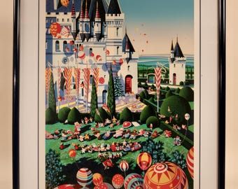 Images Naives Hiro Yamagata 1979 Signed and Framed Poster - Etsy