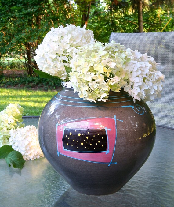 CERAMIC FLOWER POT - Memphis Design - Etsy