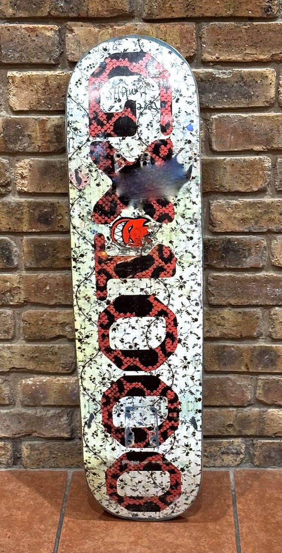 KEN SHAW TORPEDO - Painted Skate Board - Etsy