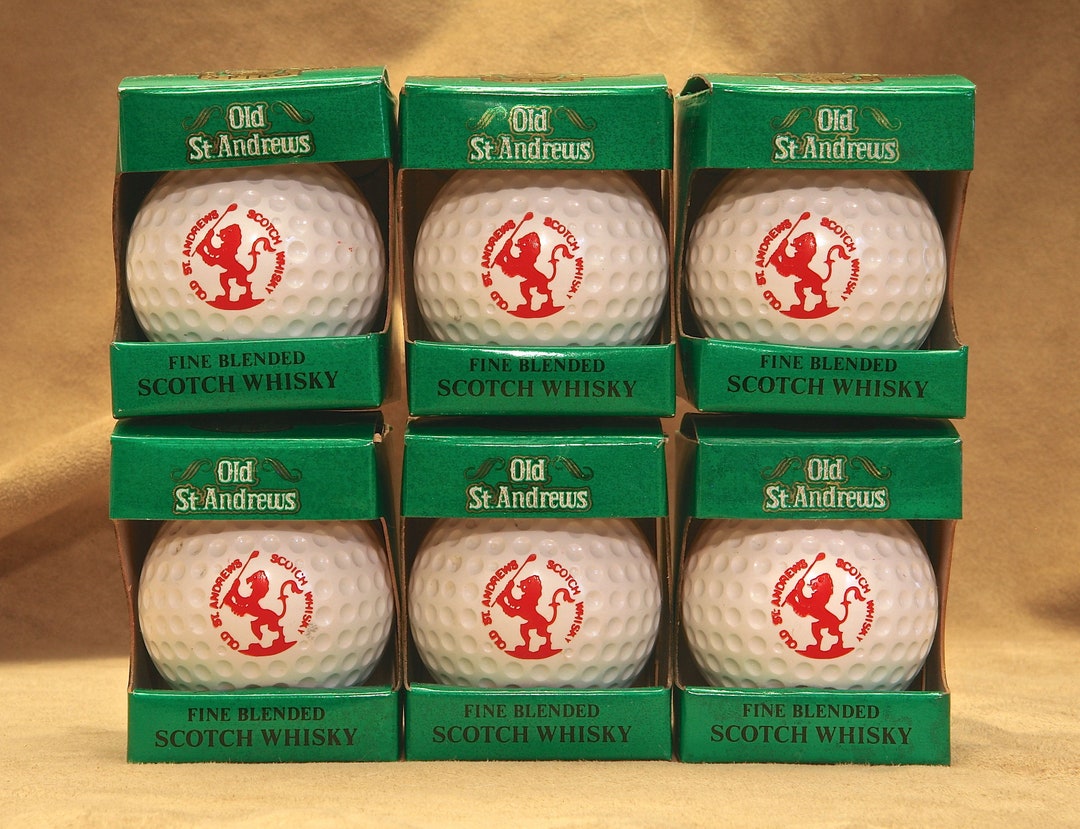 ウイスキー Old St Andrews Golf Ball Miniature 50ml Vintage Golf Ball OLD ST. ANDREWS SCOTCH WHISKY Miniature