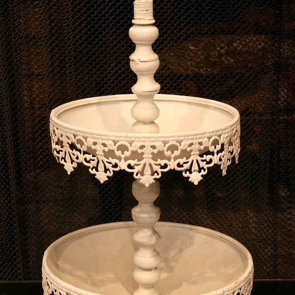 Antique 2 Tier Cake Stand Etsy