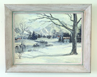 WINTER LANDSCHAFT GEMÄLDE