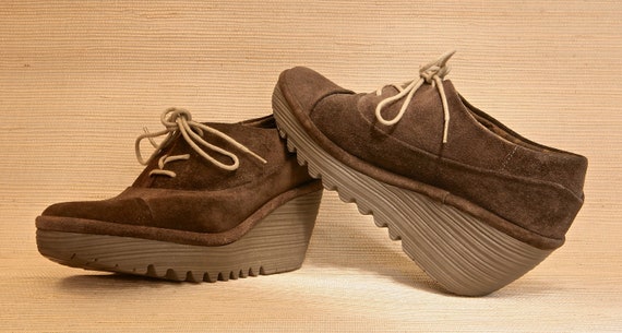 FLY LONDON Zapatos Oxford con cu a para mujer Etsy Espa a